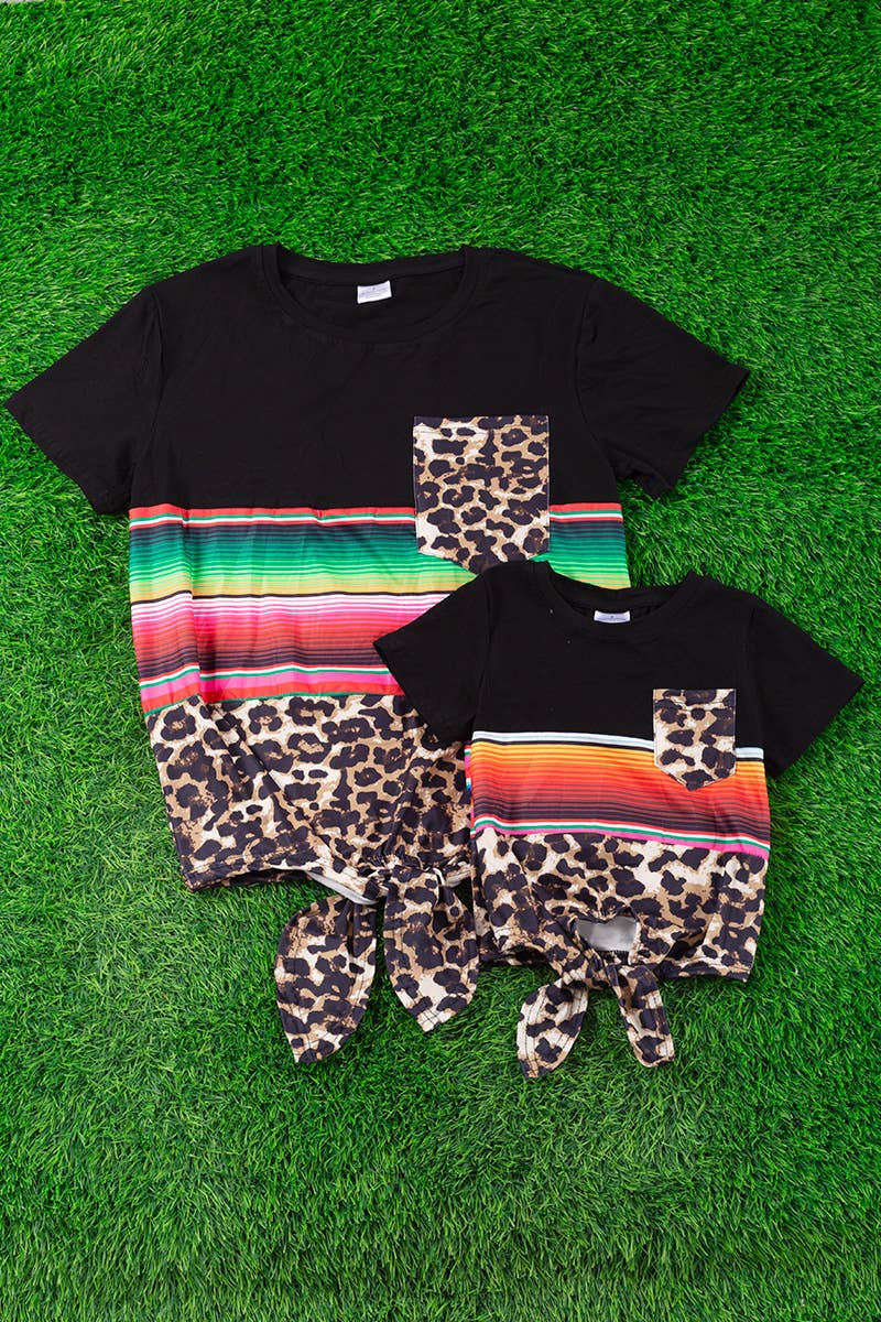 WOMEN SERAPE PRINTED KNOT TOP