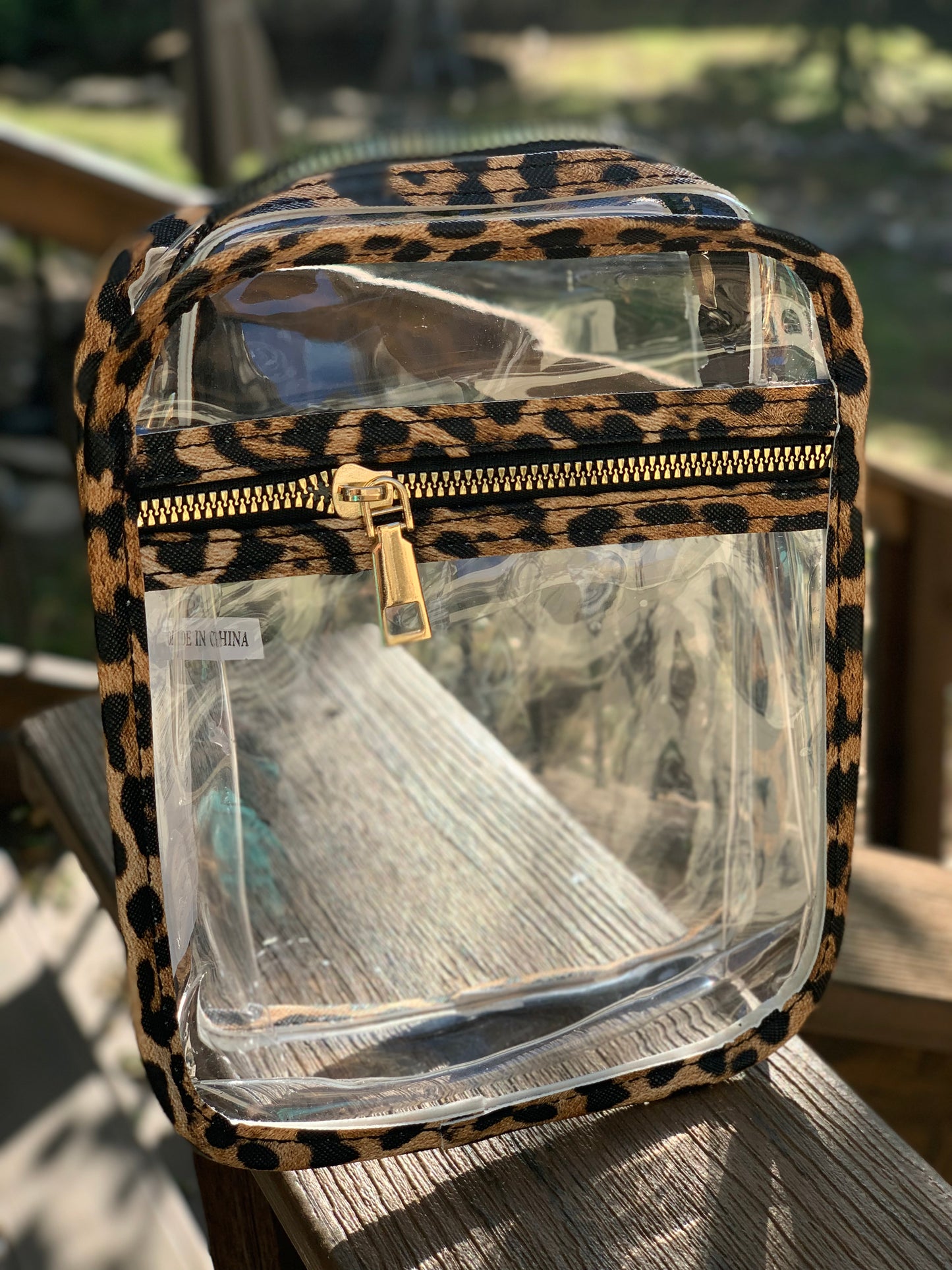 CLEAR TRANSPARENT MINI CROSSBODY BAG