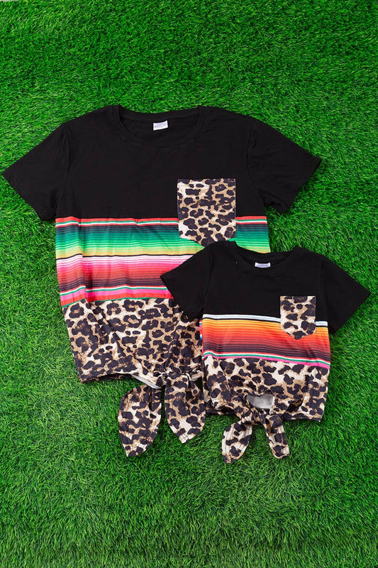 WOMEN SERAPE PRINTED KNOT TOP