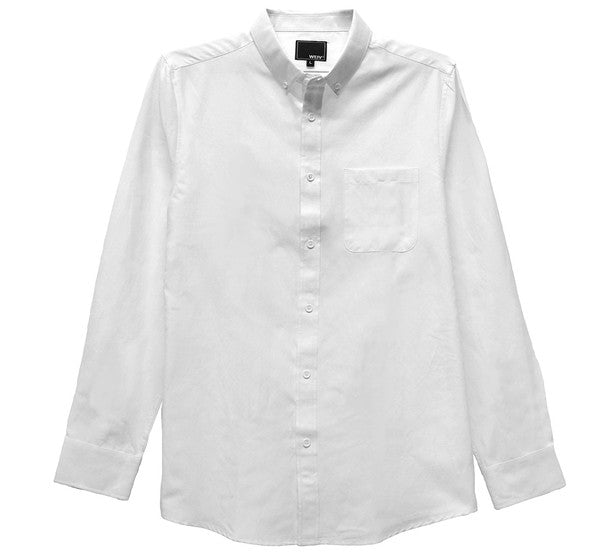 Mens Long Sleeve Button Down Shirt