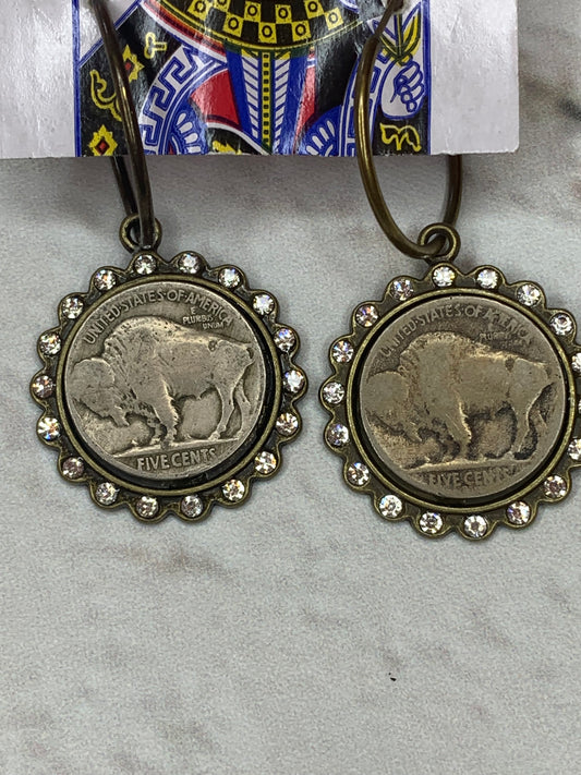 Buffalo earrings