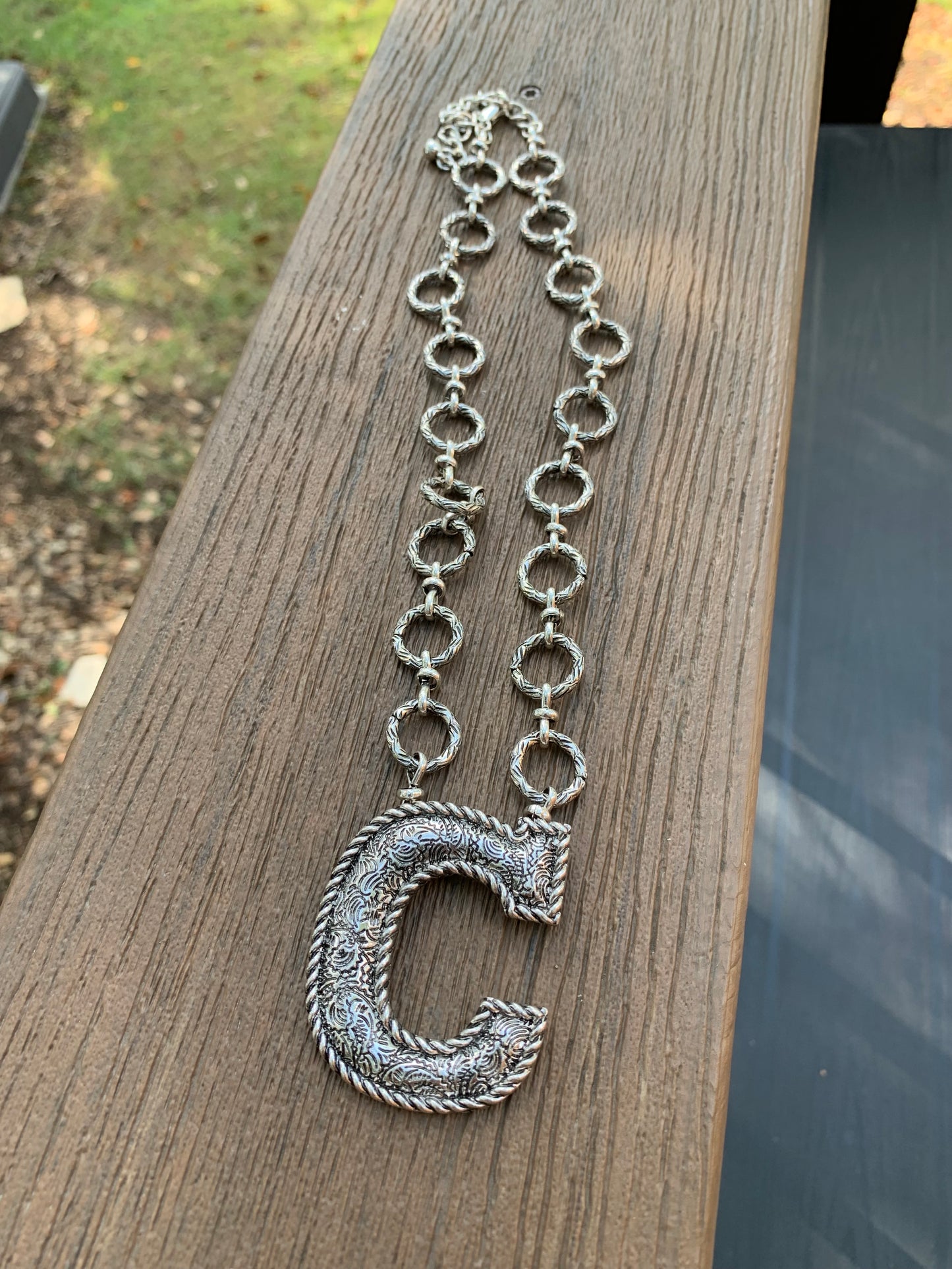 Initial necklaces
