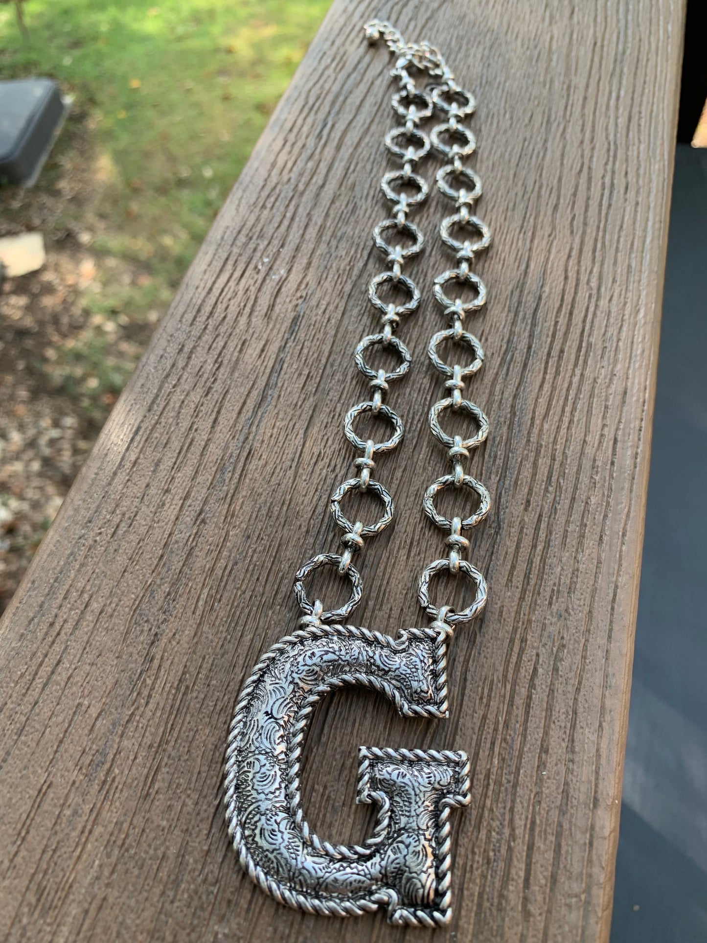Initial necklaces