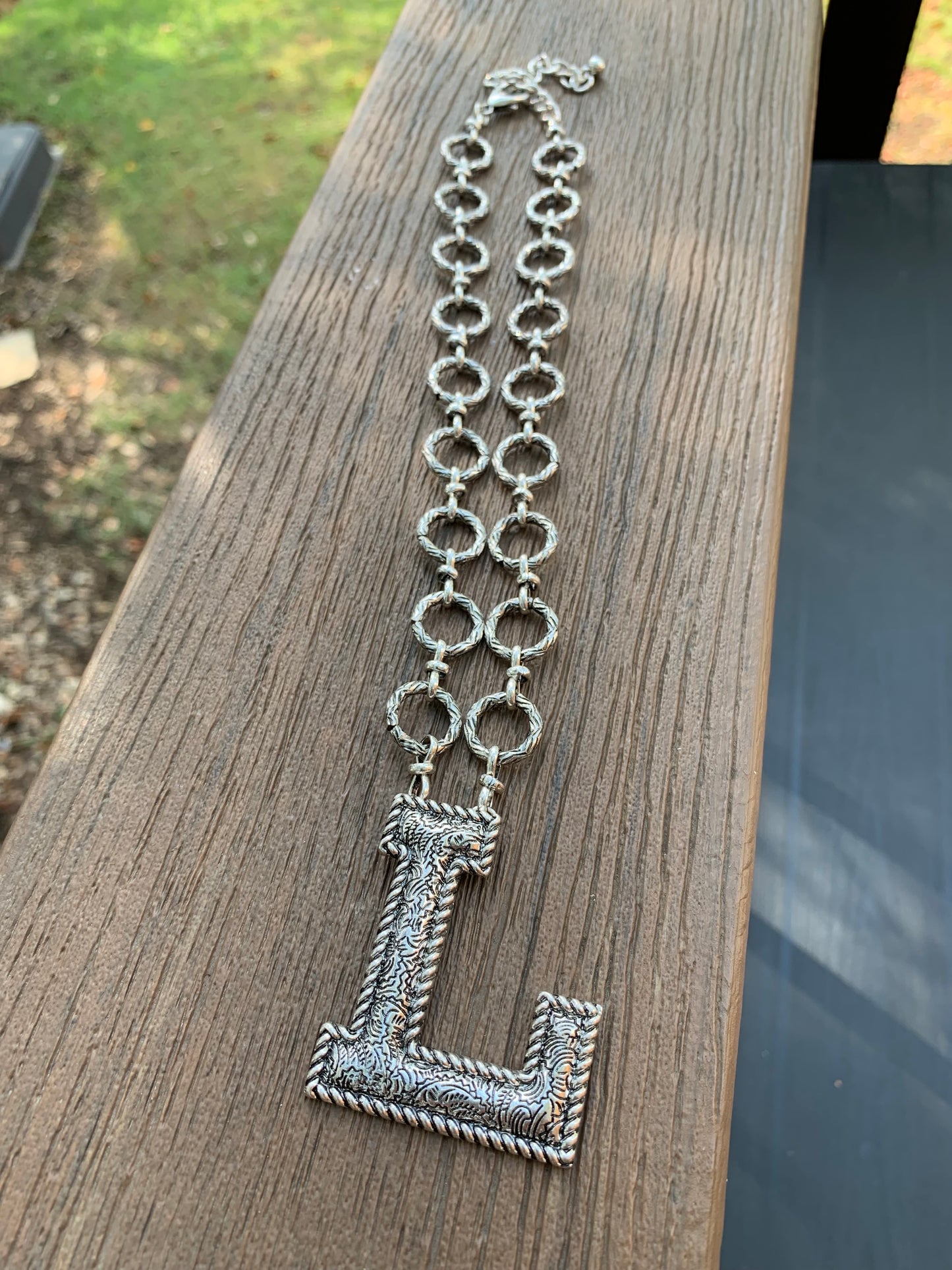 Initial necklaces