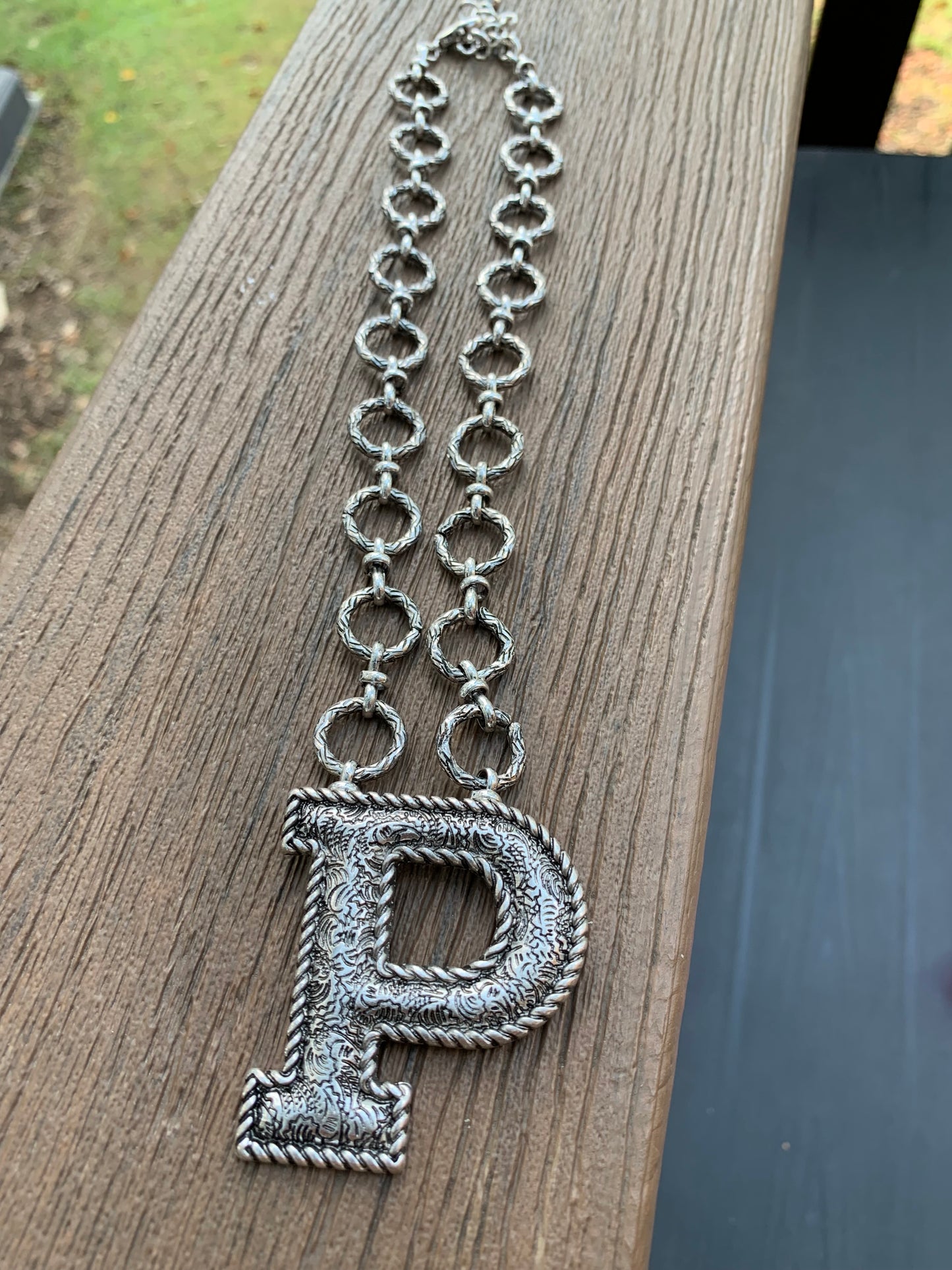 Initial necklaces