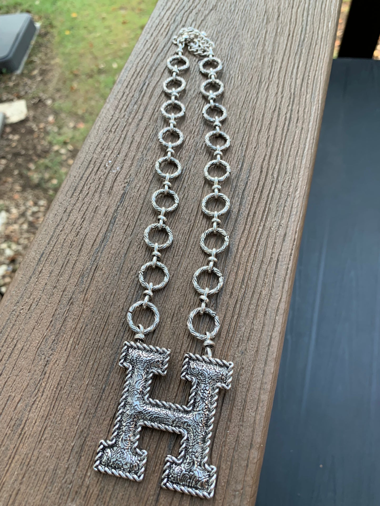 Initial necklaces