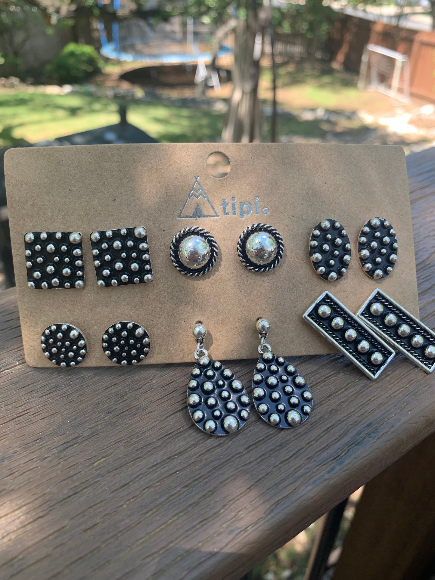 Western Mix 6 Earring Set