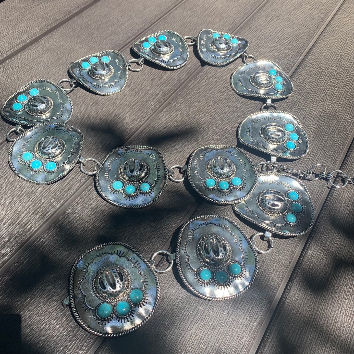 WESTERN COWBOY HAT CHAIN BELT