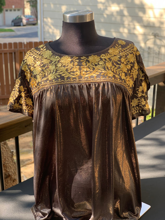 Metallic Top size  fit med-large