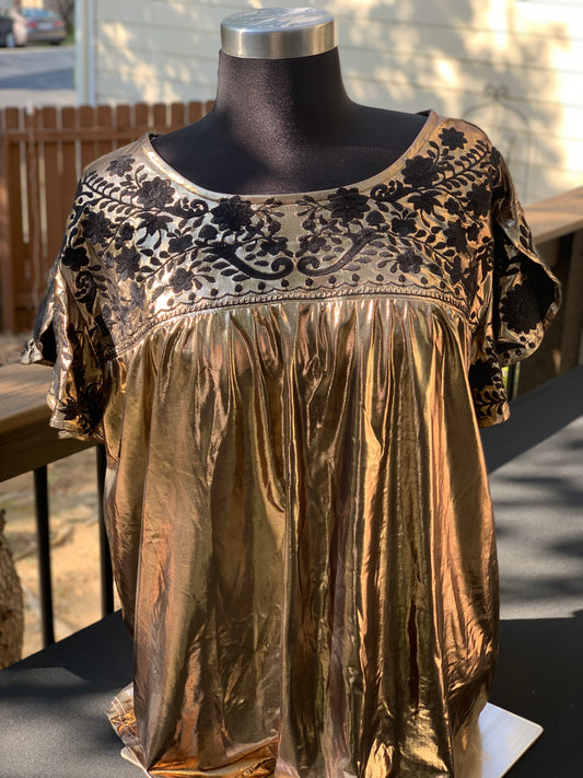 Metallic Top size  fit med-large