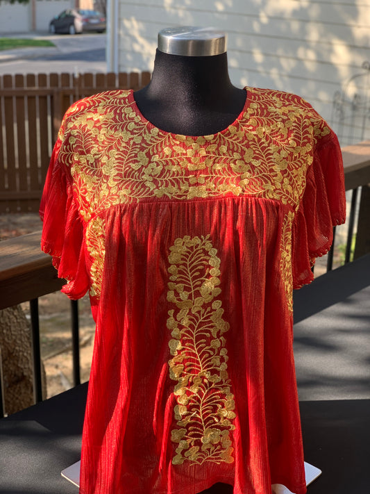 Metallic Top size  fit med-large
