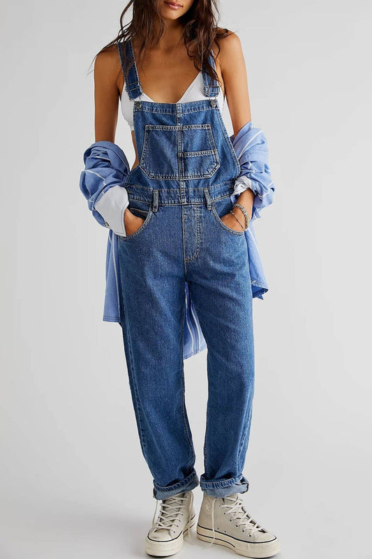 Vintage washed Denim overalls