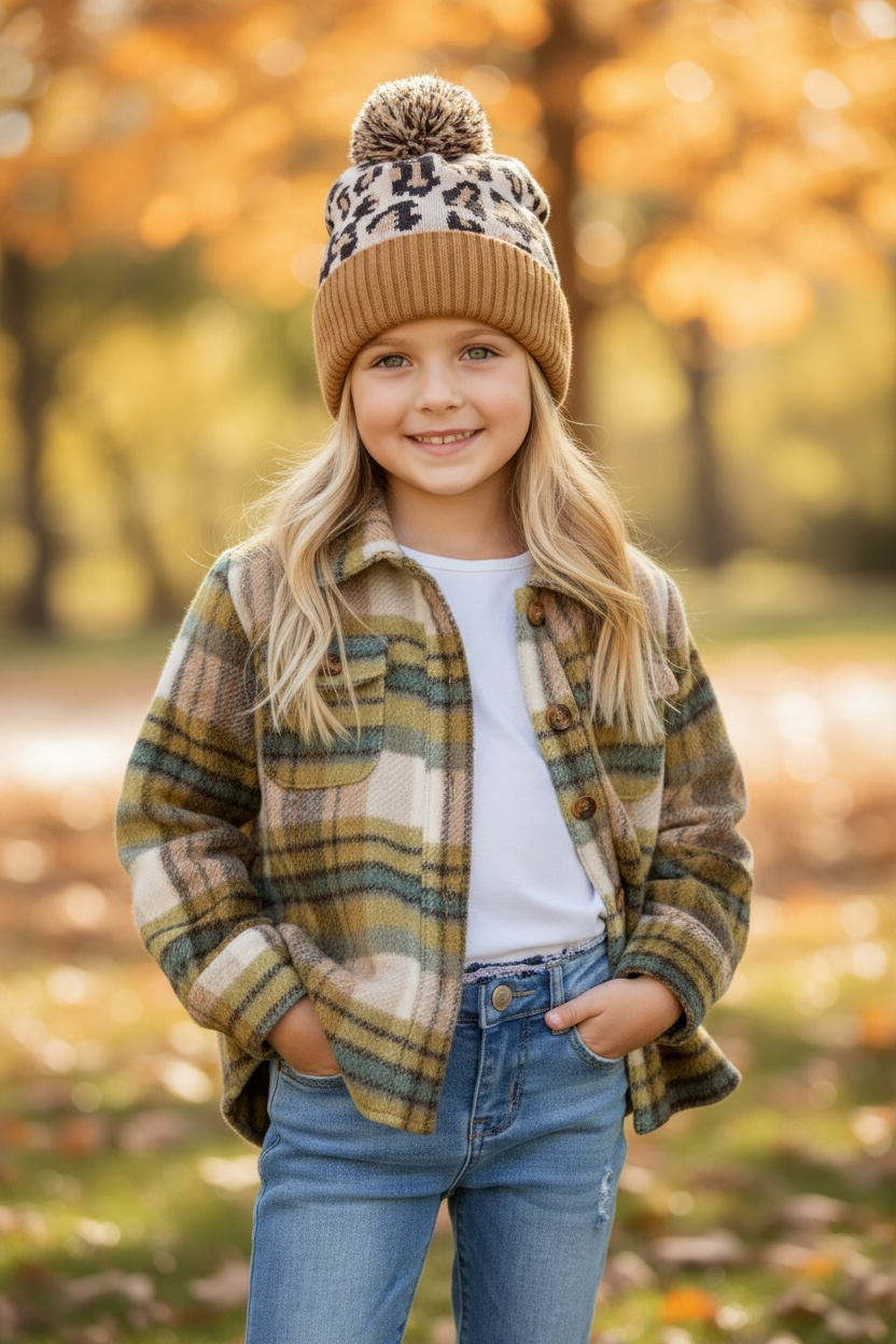 Mustard/tan plaid shacket